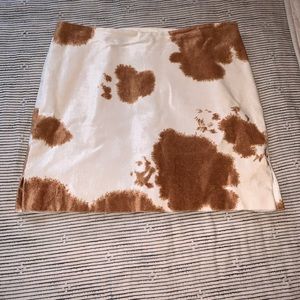 Cow print Ralph Lauren skirt